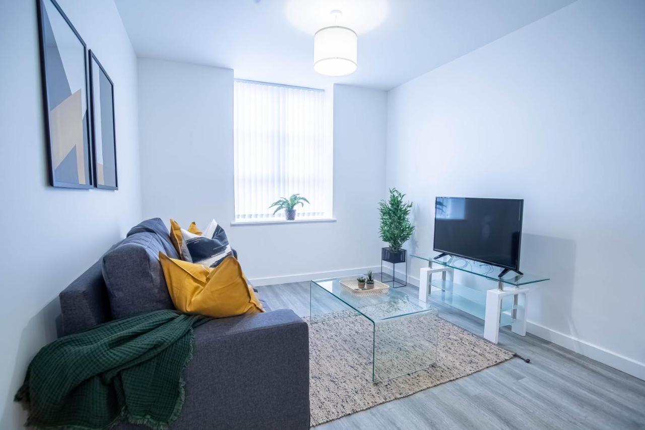 Luxury Apartments Available Next To Train Station - The Wallgate Apartments Wigan - Free Parking ภายนอก รูปภาพ