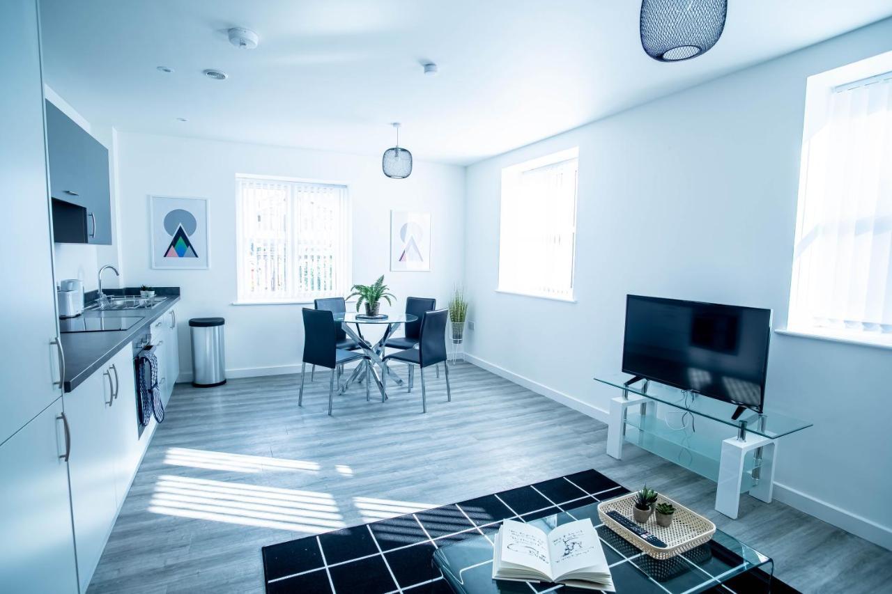 Luxury Apartments Available Next To Train Station - The Wallgate Apartments Wigan - Free Parking ภายนอก รูปภาพ