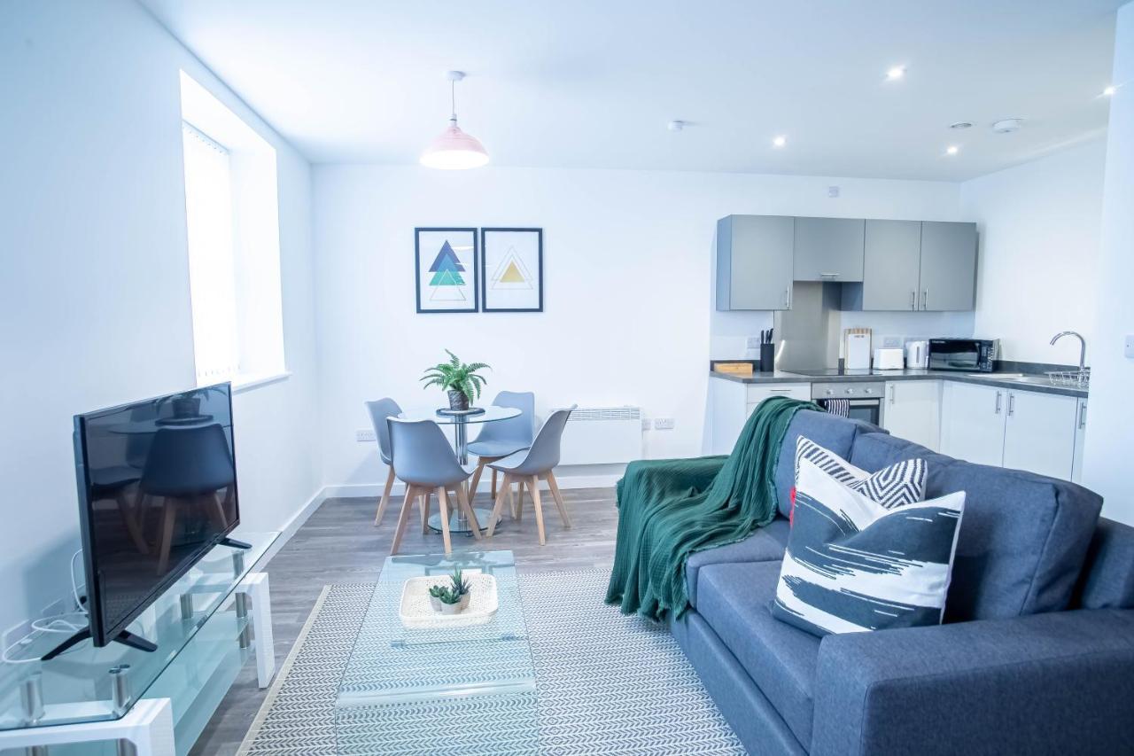 Luxury Apartments Available Next To Train Station - The Wallgate Apartments Wigan - Free Parking ภายนอก รูปภาพ